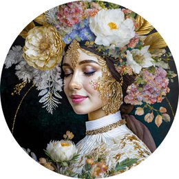 Melli Mello Wall Circle Noir Bloom