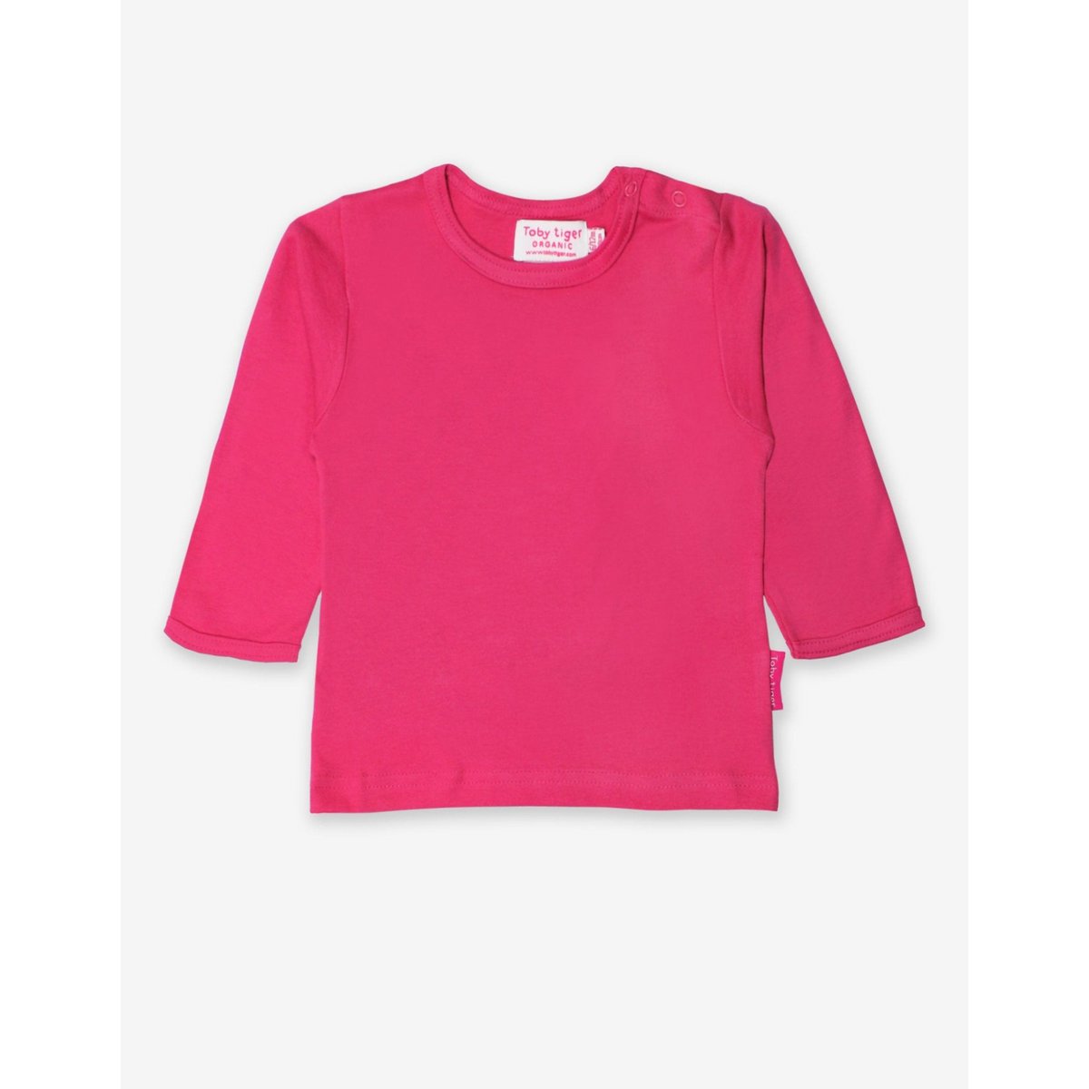 Bio-Baumwoll Kinder Shirt langarm in Pink