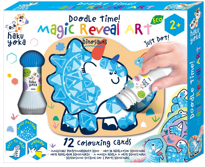 Magic Reveal Art – Dinosaurier