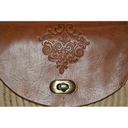 Bolso de rafia marroquí hecho a mano