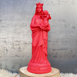 Statuetta di decorazione d'interni Notre-Dame de la Garde, ho visto la Vergine 30 cm - Colori senza tempo
