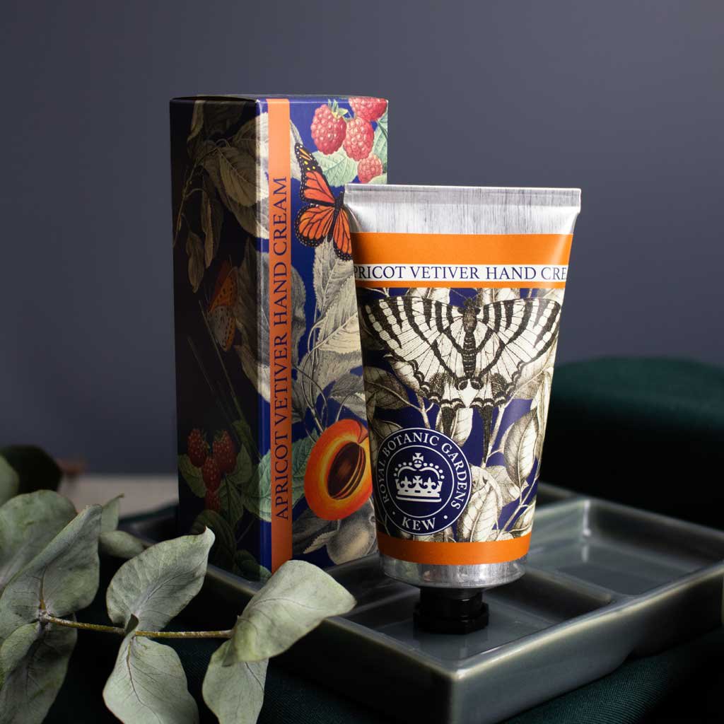 KEW RBG Hand Cream 75ml - Apricot & Vetiver