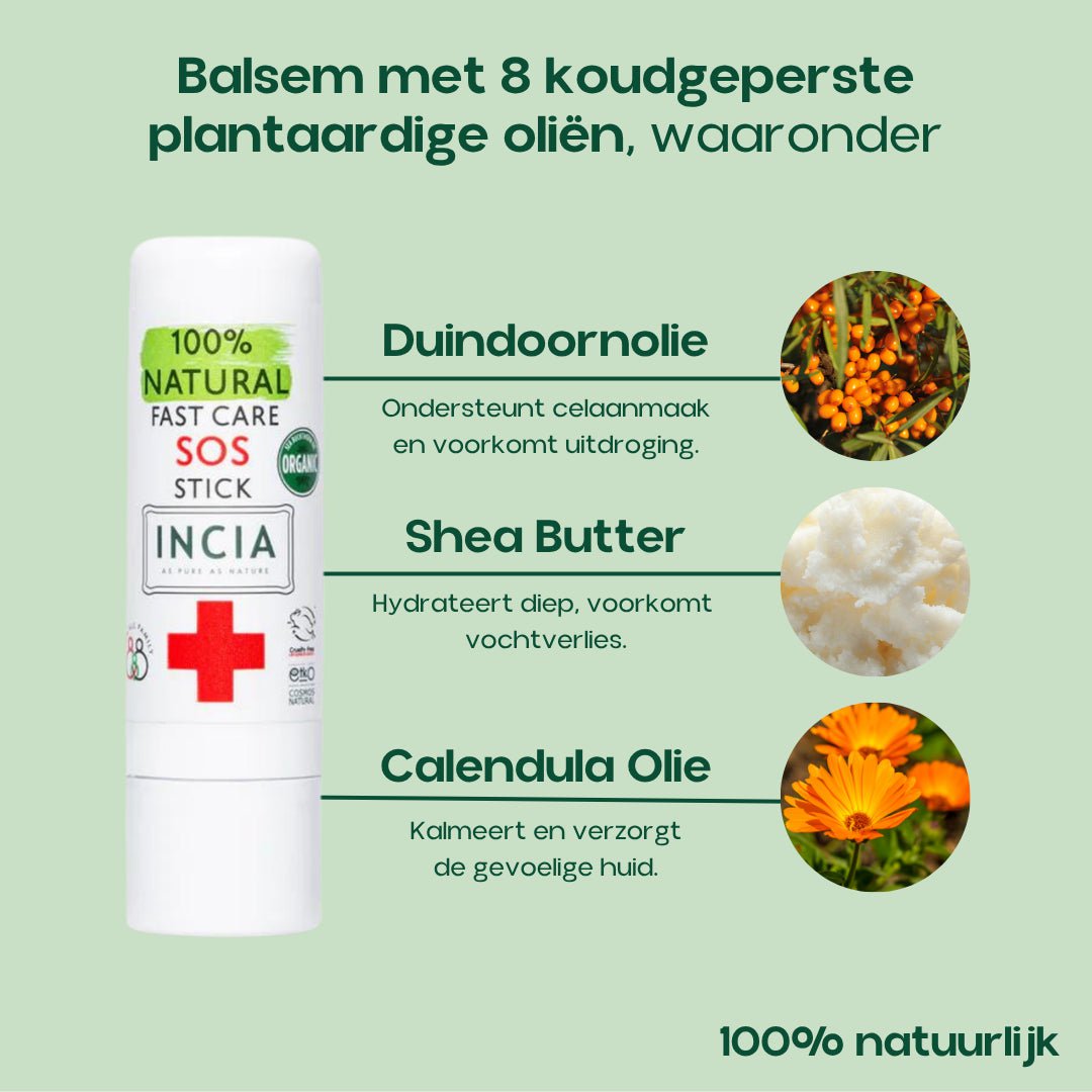 INCIA SOS-Stick mit Sanddornöl und Sheabutter