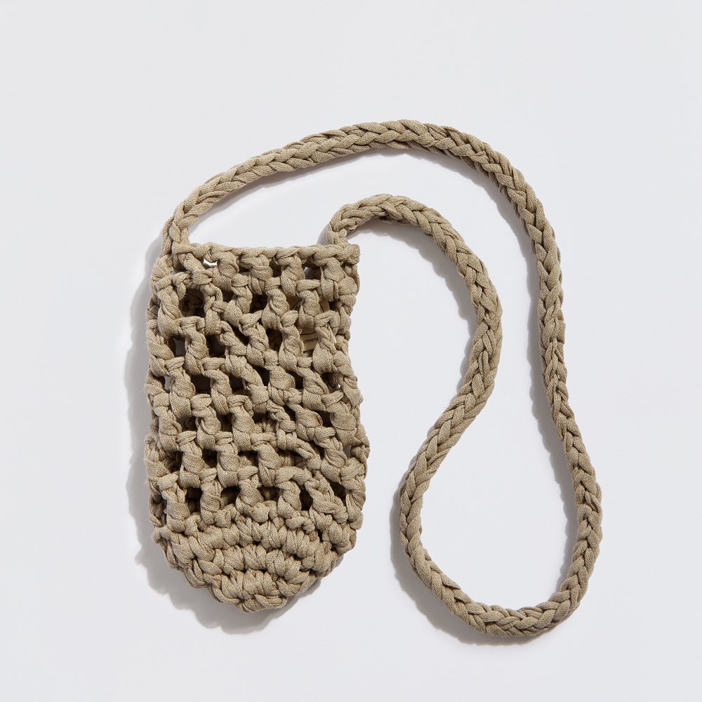 “Athena” håndlavet crossbody flaskeholder lavendel