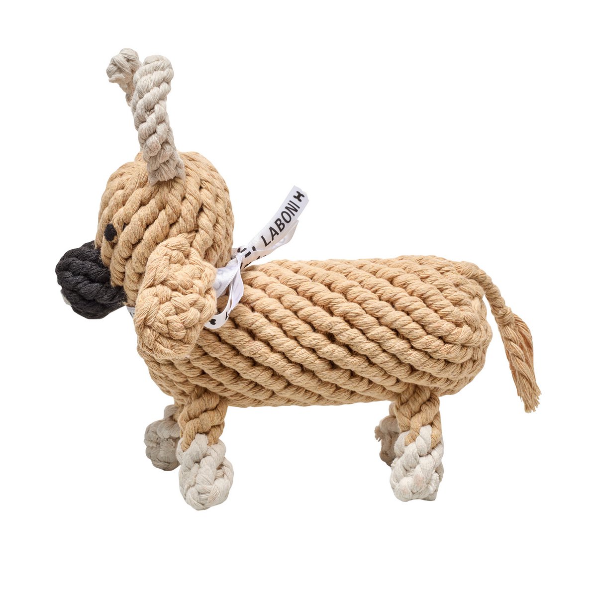 Hundespielzeug aus Baumwolltau im Kuh-Design - MAMA MOO