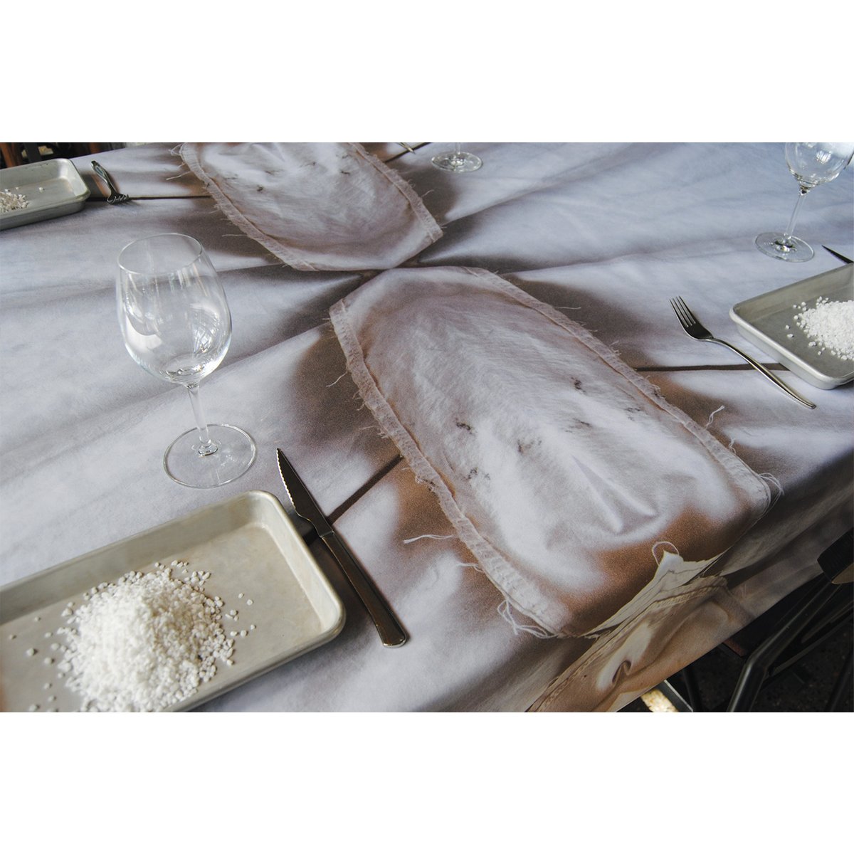 Stormy Dinner - deluxe cotton tablecloth