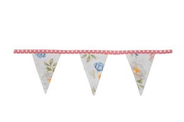 Bandiere sospese giardino inglese 180 cm Isabelle rosa
