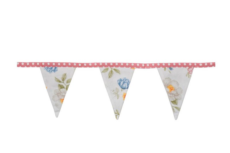 Bandiere sospese giardino inglese 180 cm Isabelle rosa