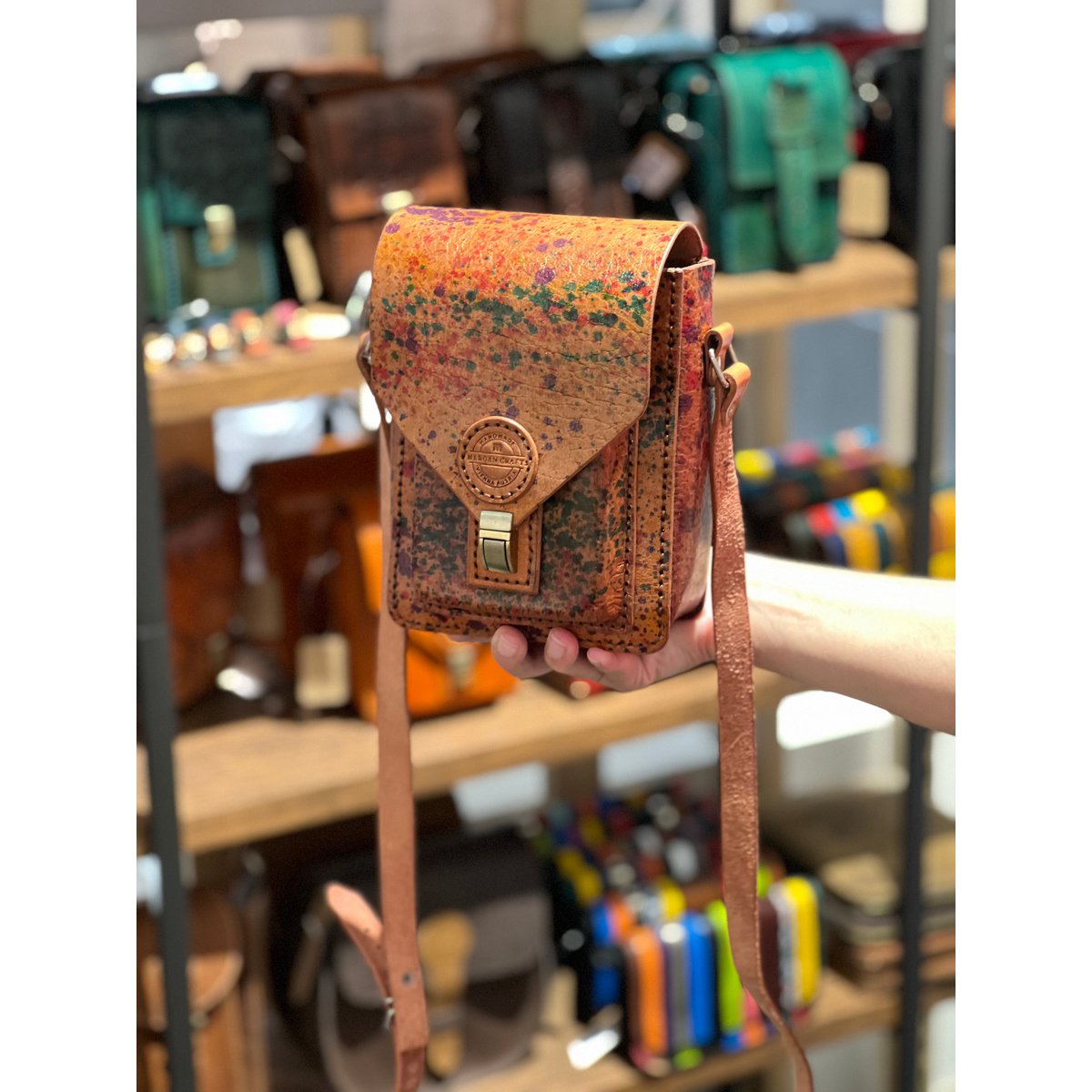 Handmade Genuine Leather Crossbody Bag - Leather bag