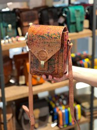 Håndlavet ægte læder Crossbody taske - Læder taske
