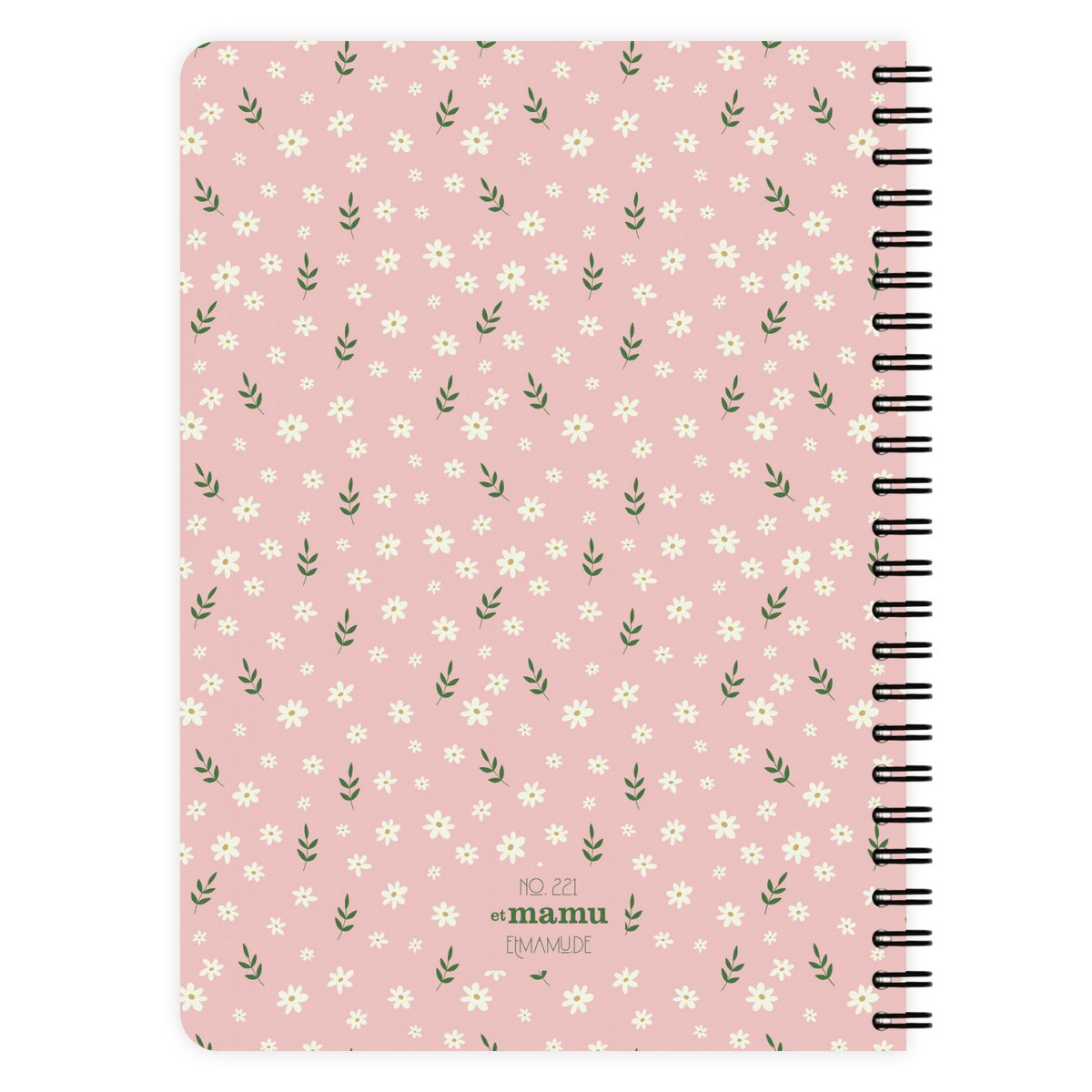 Notepad Boho Floral Pattern No. 3 A5