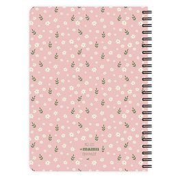 Notepad Boho Floral Pattern No. 3 A5