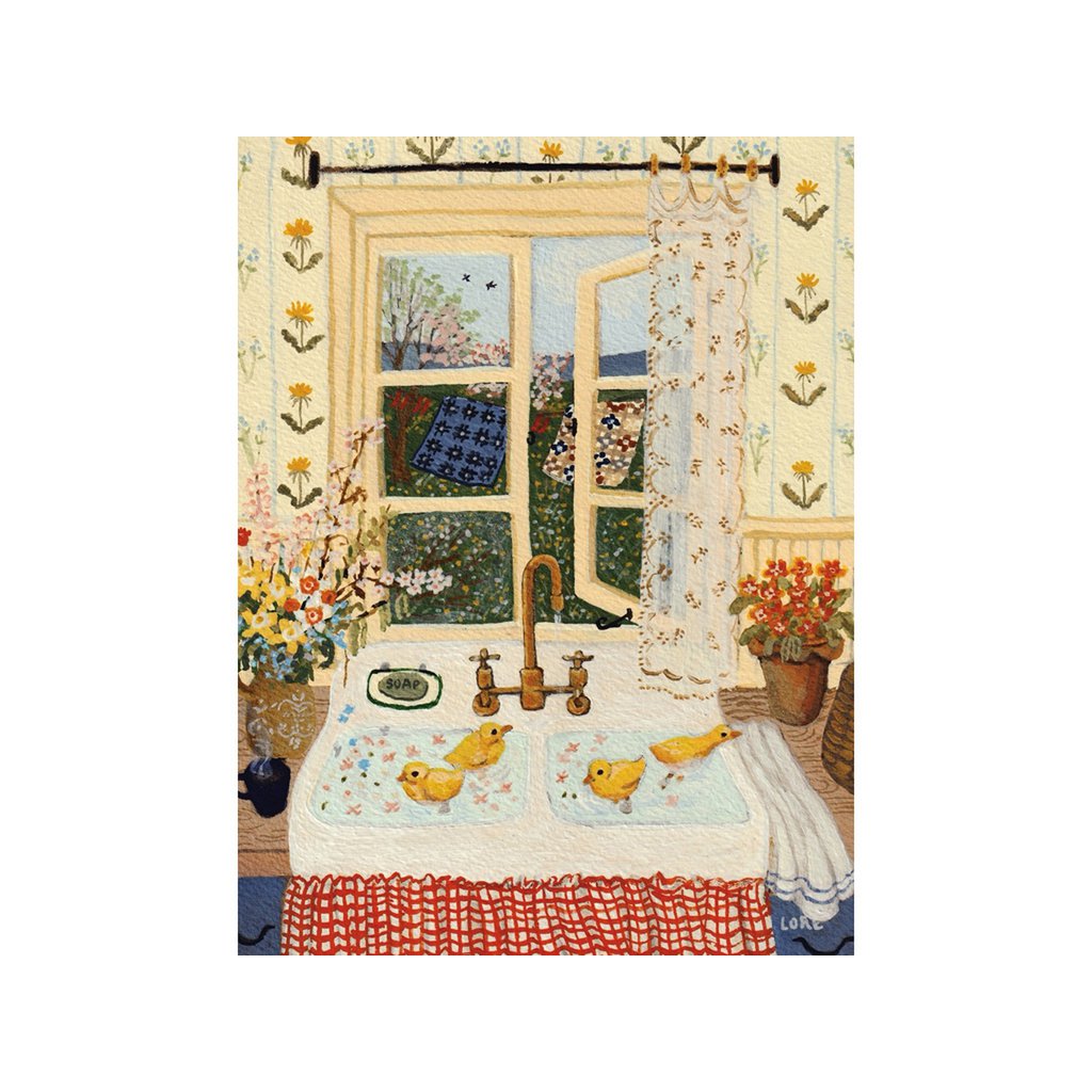 New York Puzzle Company Puzzle Glem-me-Not Spring-1000 stykker