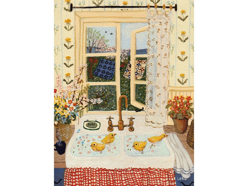 New York Puzzle Company Puzzle Glem-me-Not Spring-1000 stykker