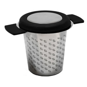 Luxe RVS theezeef met deksel