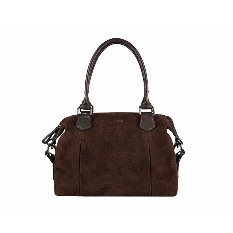 CHARLOTTA LARGE Wildleder ruskind brun