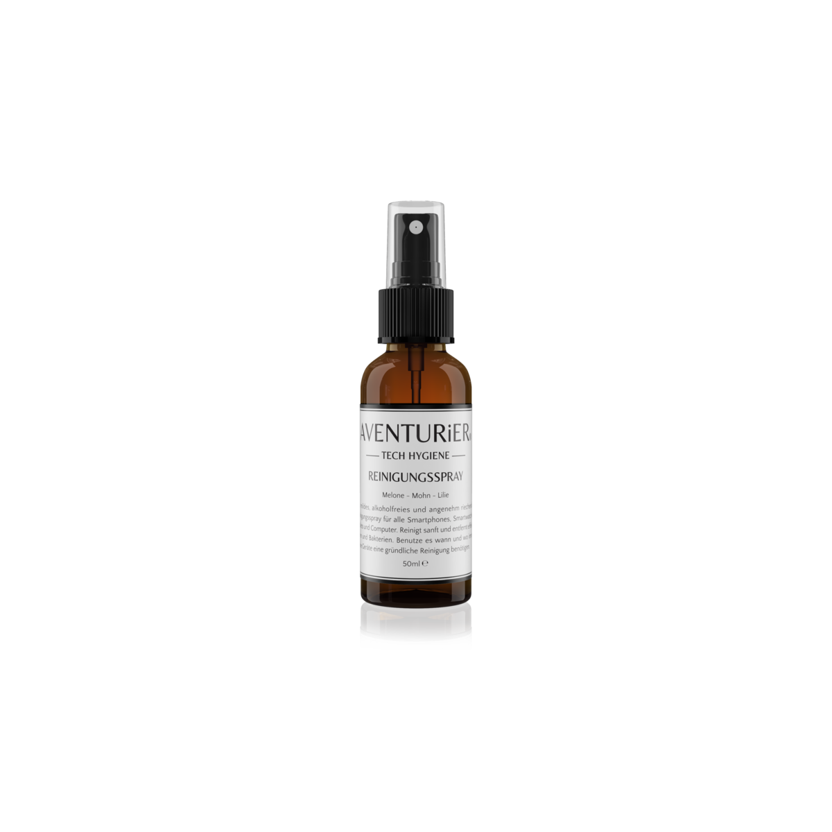 AVENTURiER rengøringsspray 50ml "melon" med 1x mikrofiberklud