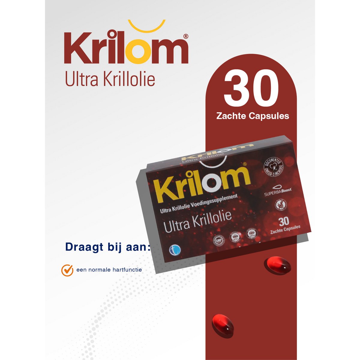Krilom Ultra Krillolie | Omega-3-supplement