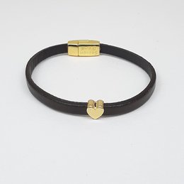 Semplice Herz Squeeze 24K vergoldet