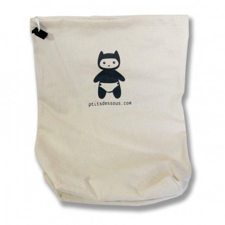 Bolsa de pañales de tela impermeable P'tits Dessous 35x45 cm