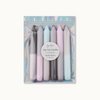 Dip Dye Kerzen Set: Shades of Grey