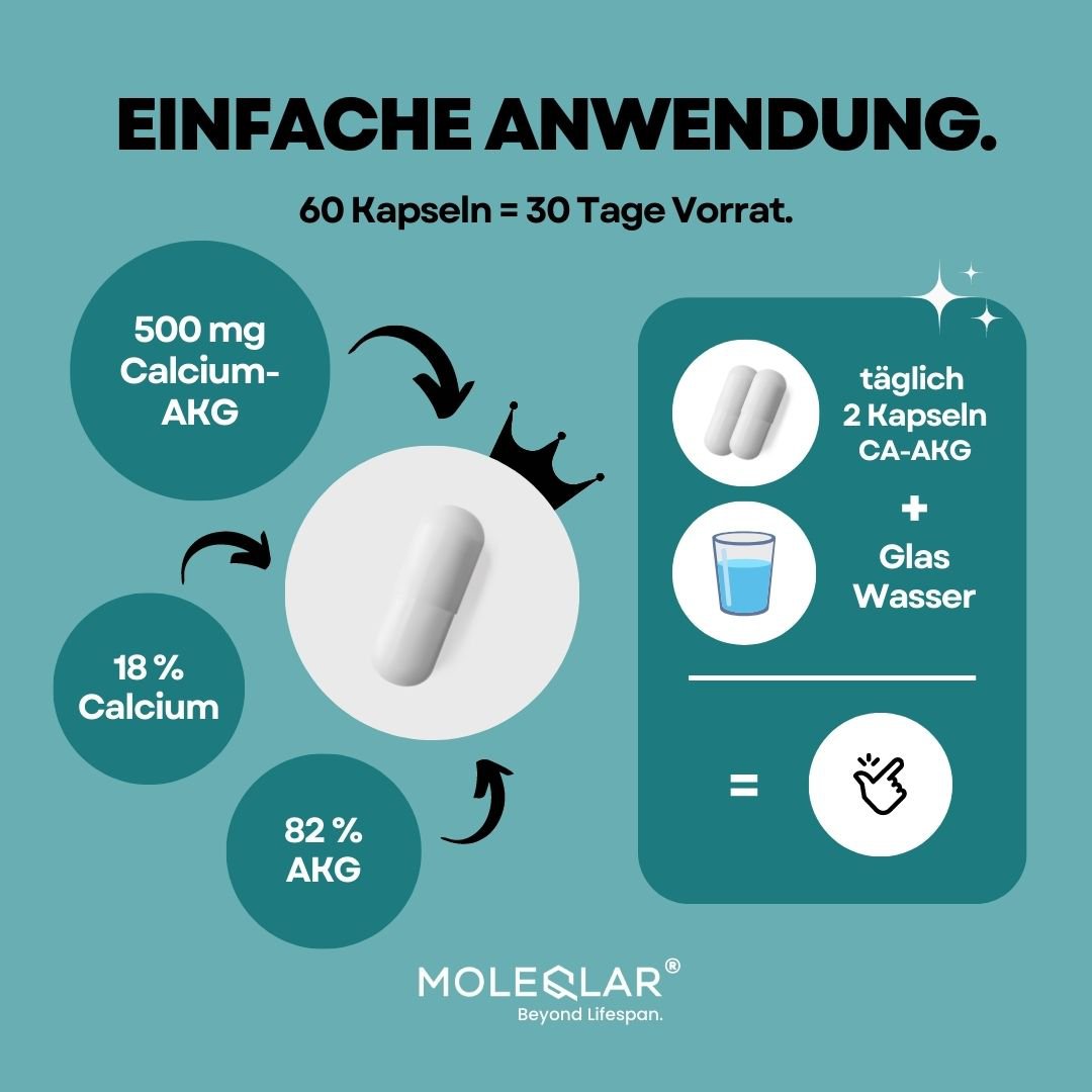 CaAKG (calcium alphaketoglutarate) kapsler