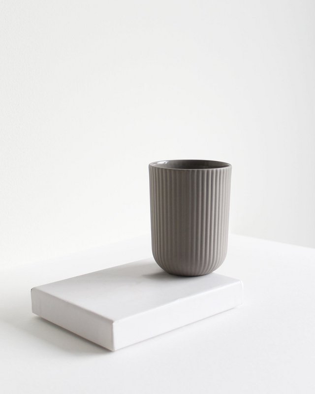 Colonne de tasse à café | gris clair