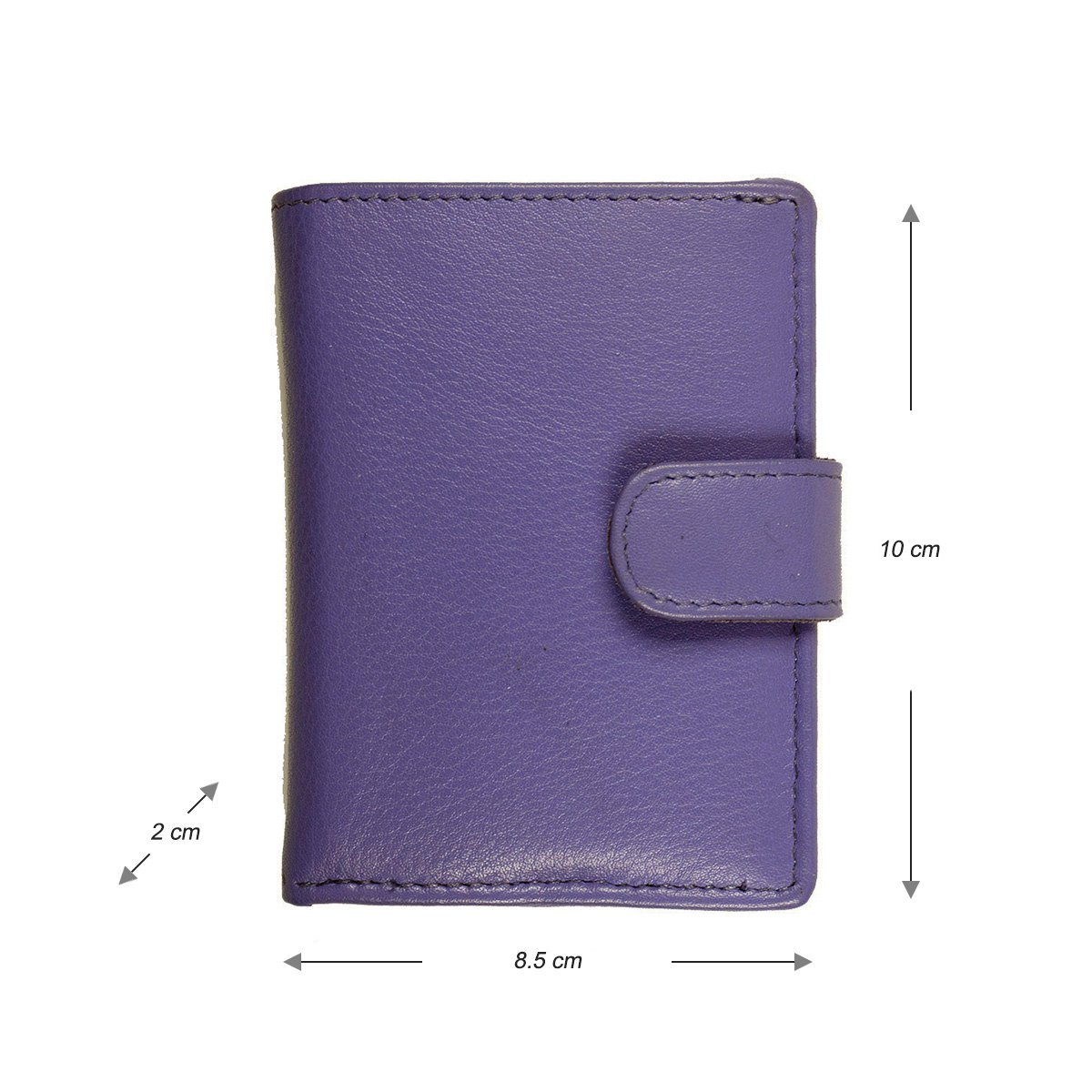 Cardprotector - Miniwallet - Mini wallet - Leather card holder leather - Credit card holder In 11 Colors