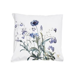 Organic cushion cover - Blue Flower garden JL 80x80 cm