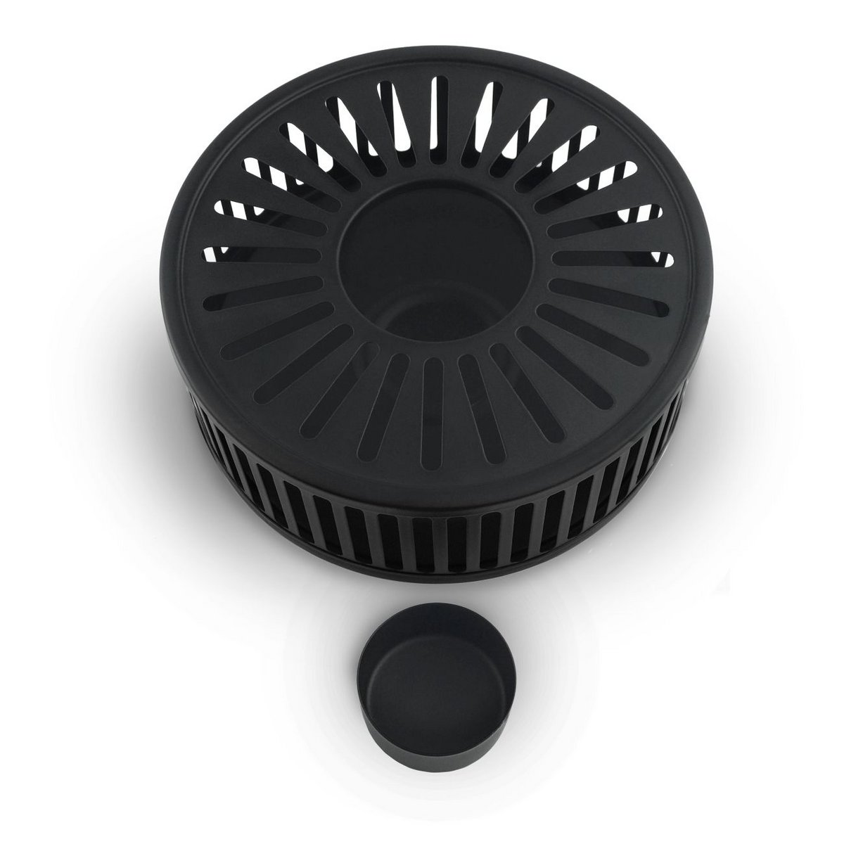 Creano Warmer Strepen RVS Zwart