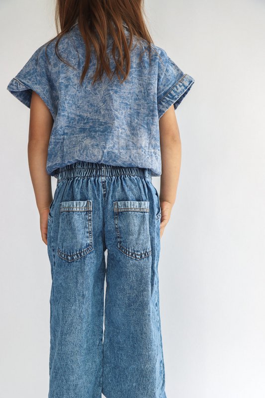 Jeans larghi lavati vintage