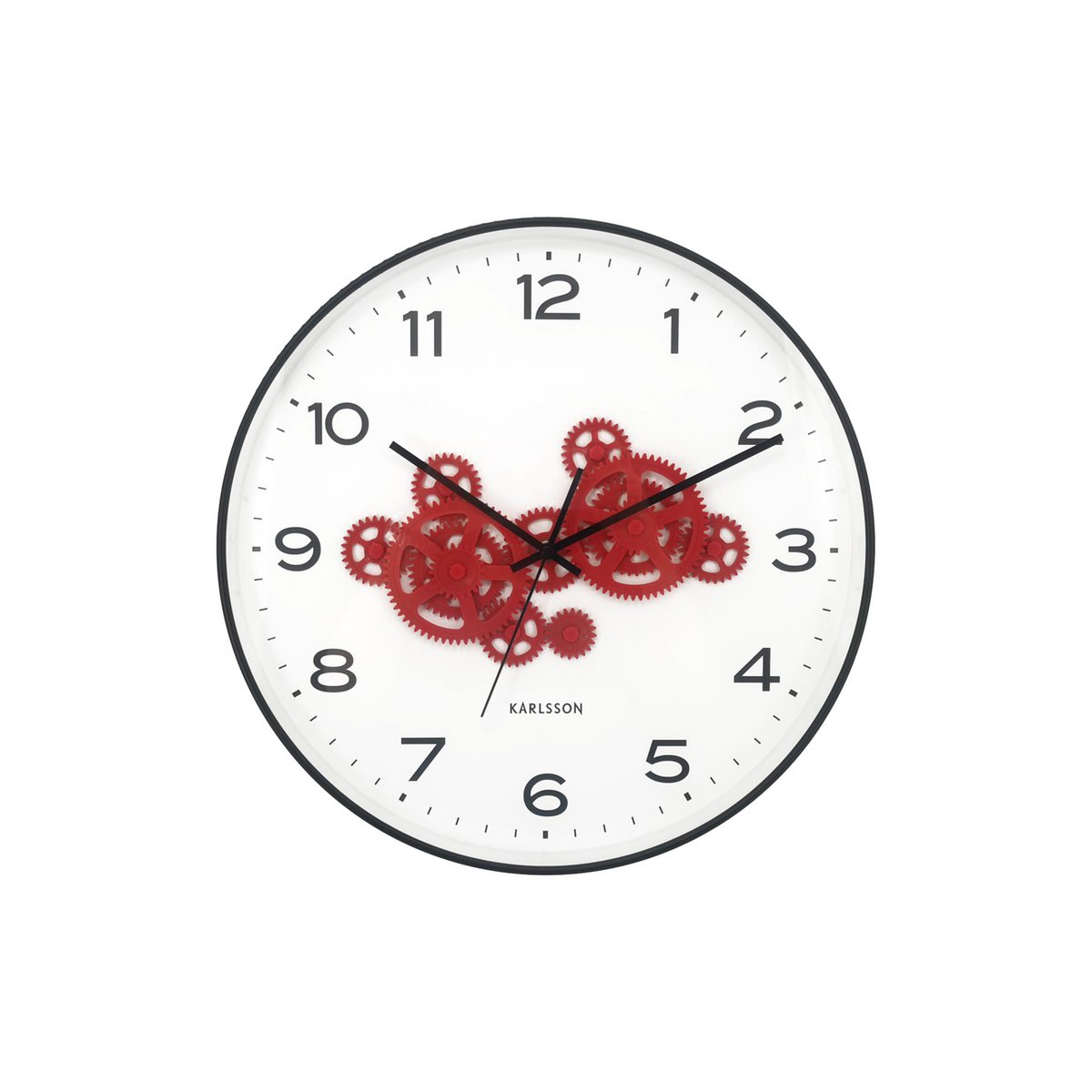 Wanduhr Open Gear