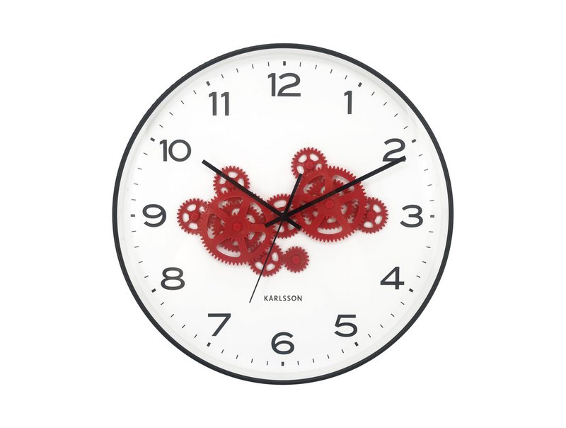 Wanduhr Open Gear