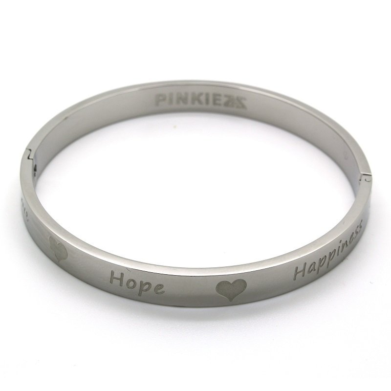 Pinkiezz quote bracelet