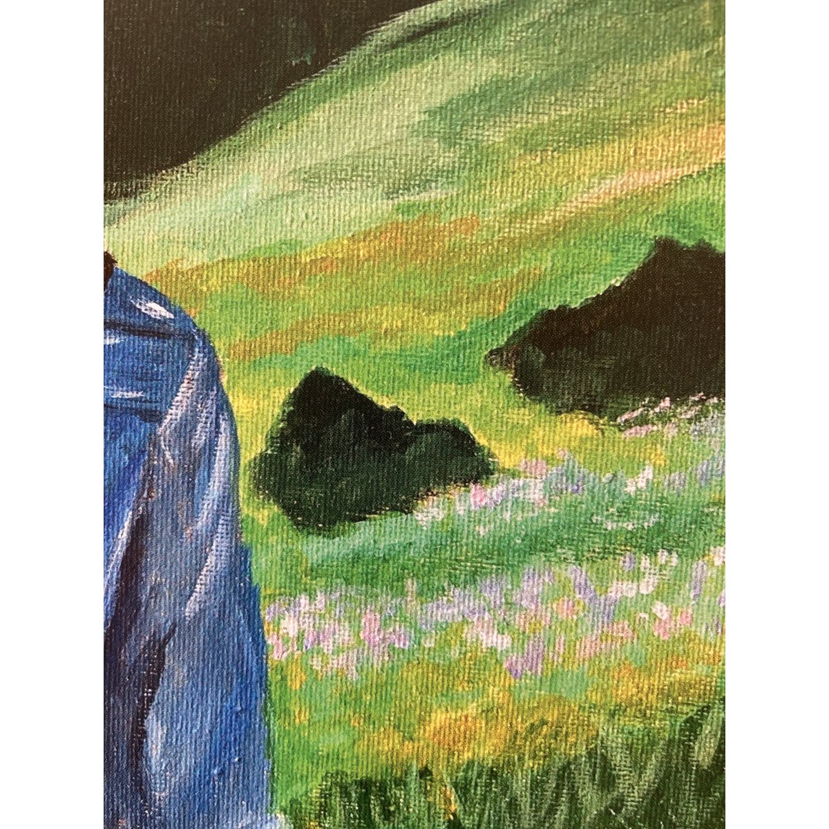 Mujer en las montañas – Bergbloei | Póster artístico A4