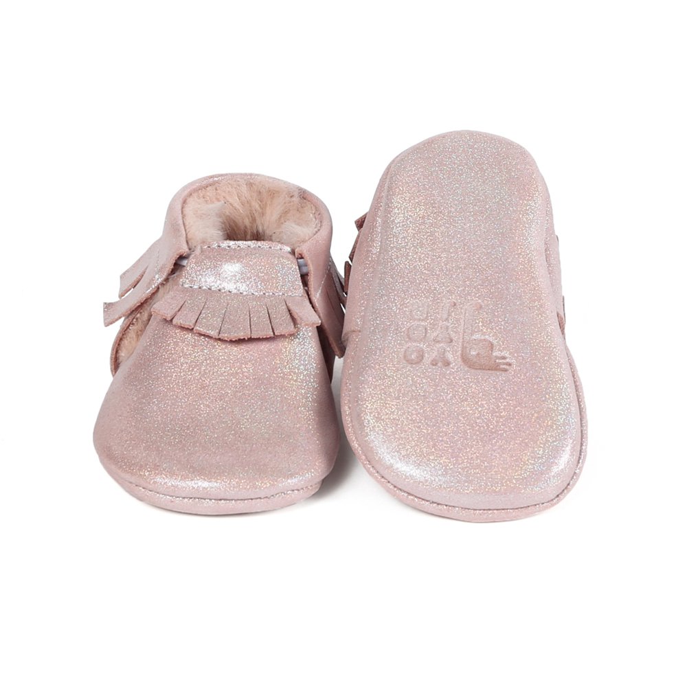 Babyschuhe Mokassins aus weichem Leder