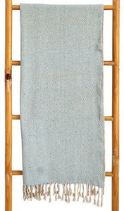 Plaid Mansay aus recycelter Baumwolle 150 x 125 cm