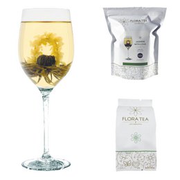 Green tea and jasmine blend with floral aroma and delicate flavor.