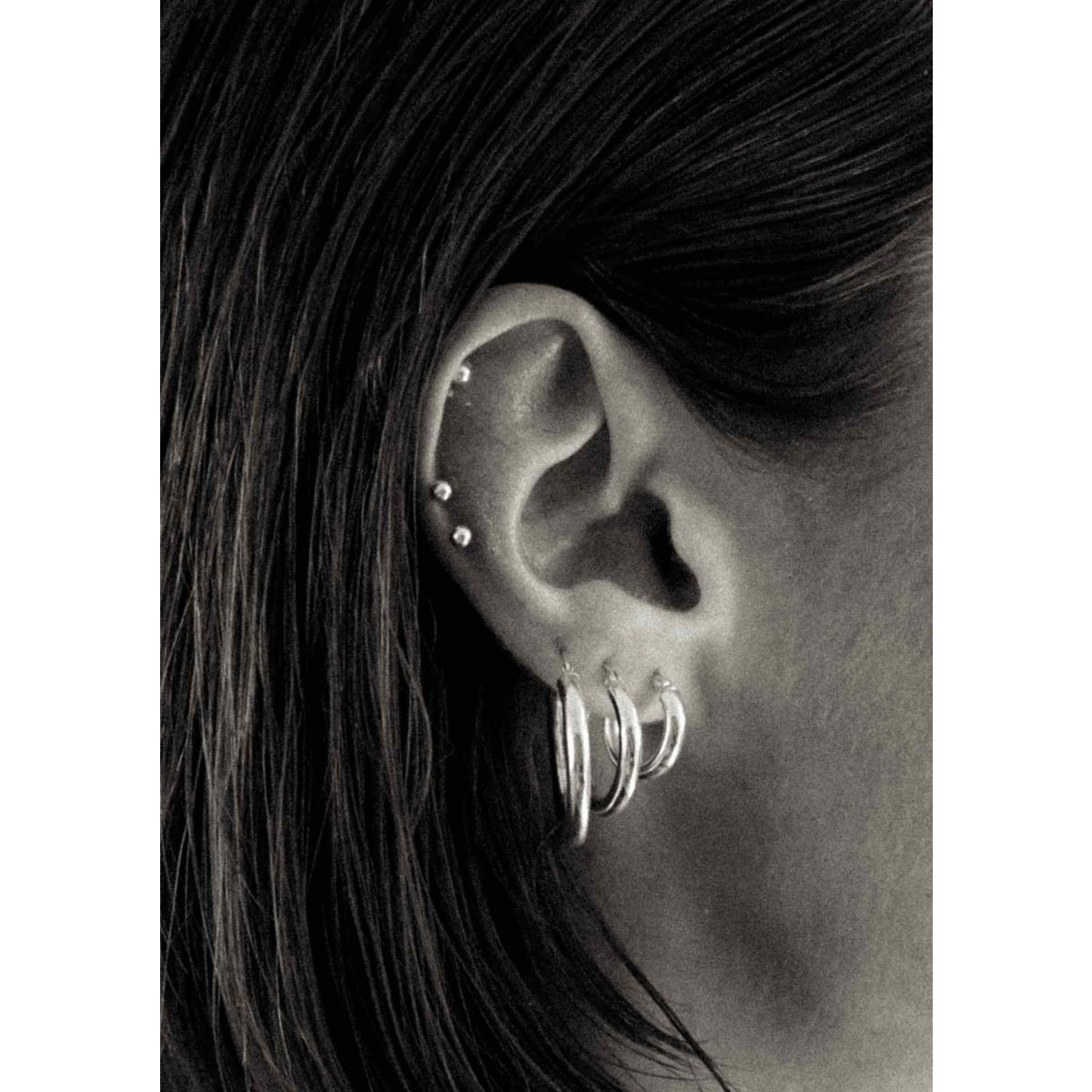 Ella Hoops Silver
