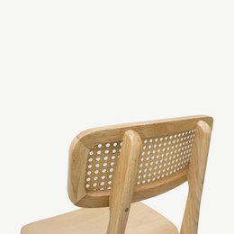 Jenson Esszimmerstuhl, Rattan und Natursitz