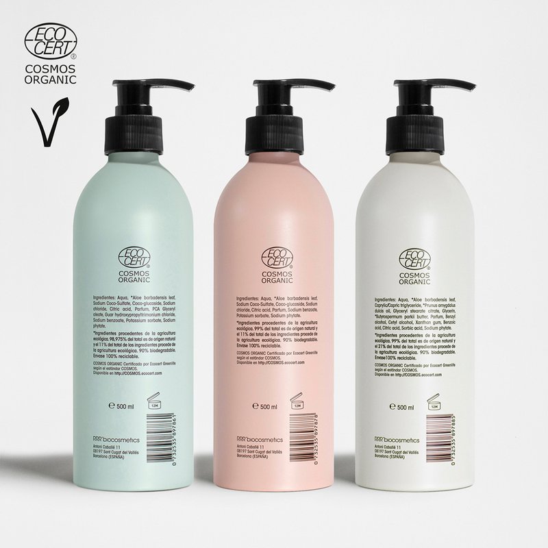 Amanti del pianeta. Shampoo balsamo + 500 ml di gel da bagno ecologico