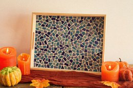 DIY-Paket-Mosaik-Tablett