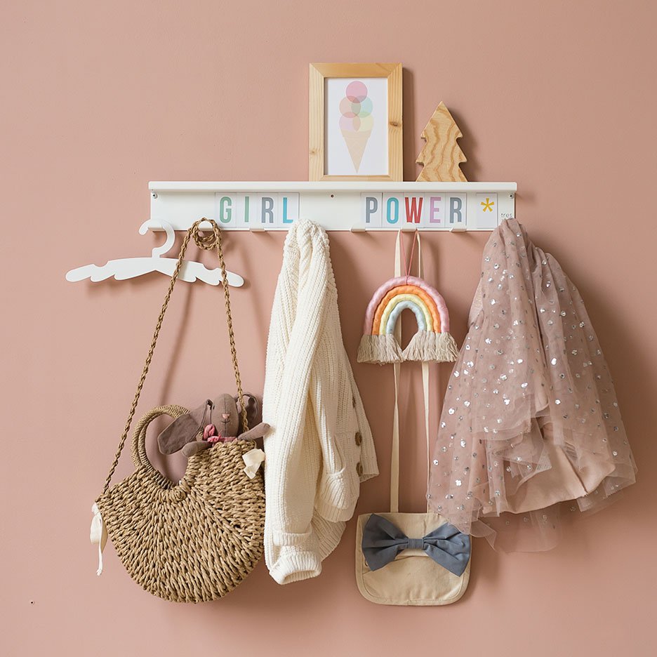 Plain coat rack magnet