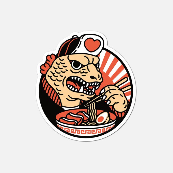 "Kaiju" Pegatina