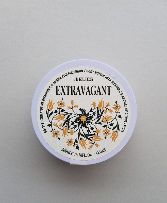 EXTRAVAGANT body butter with Vitamin C and aromas of citrus fruits
