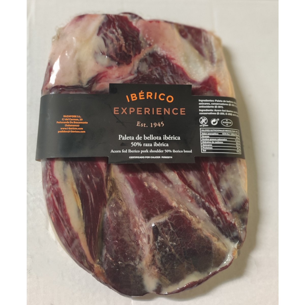 Fellota Palette 50% Iberian Center (2.2-2.5kg)