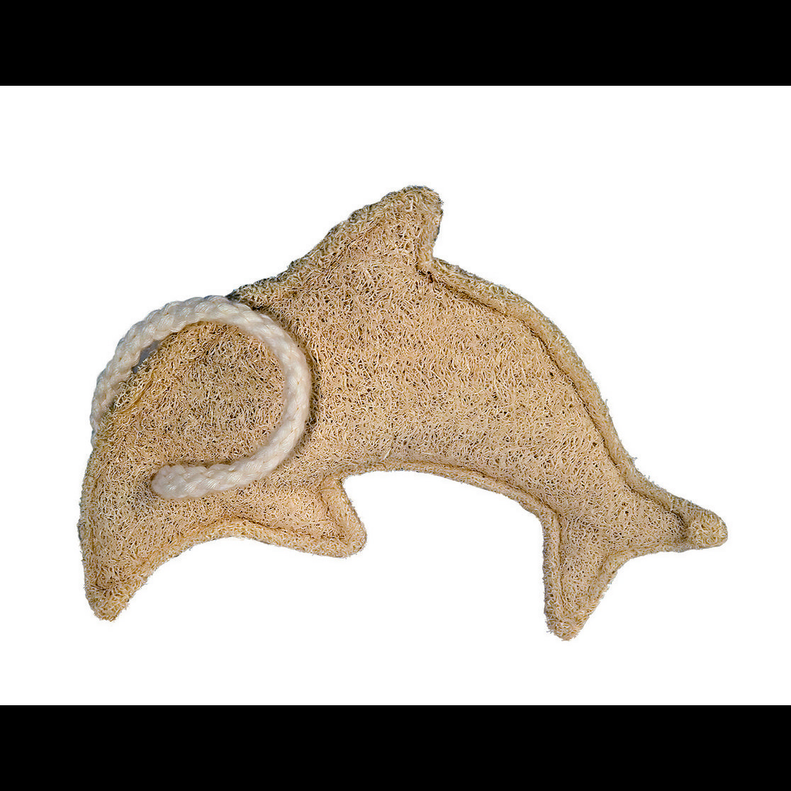 Loofah bath sponge fun shapes for kids : Heart / Duck
