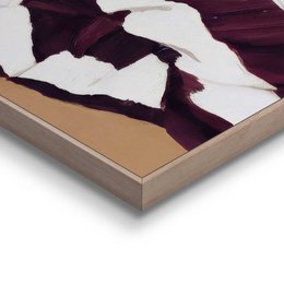 Gerahmtes Bild Slim Frame Verborgener Blick 70x50