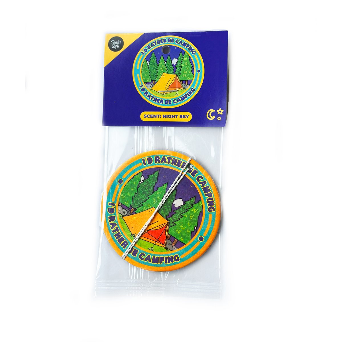 Rather Be Camping Car Air Freshener 