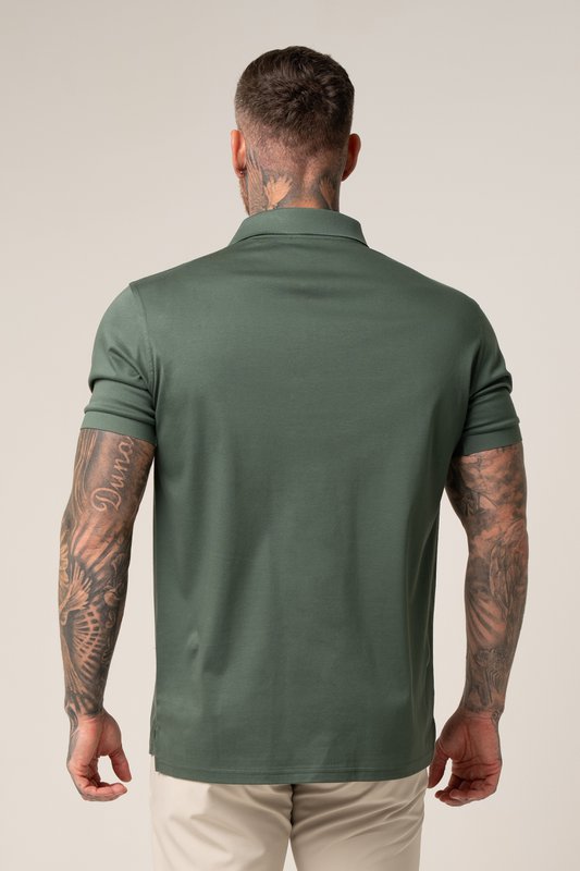 Pima Polo | Verde Oliva